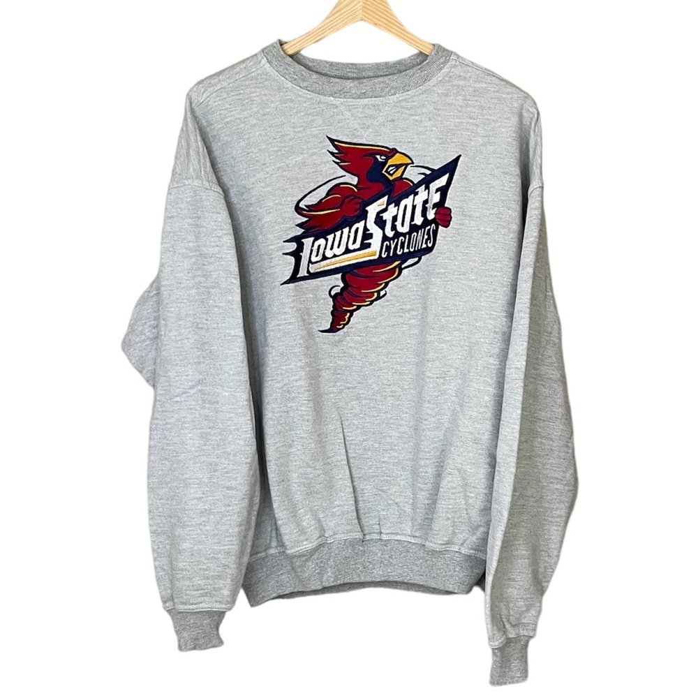 Vintage Iowa State Embroidered Crewneck Sweatshirt